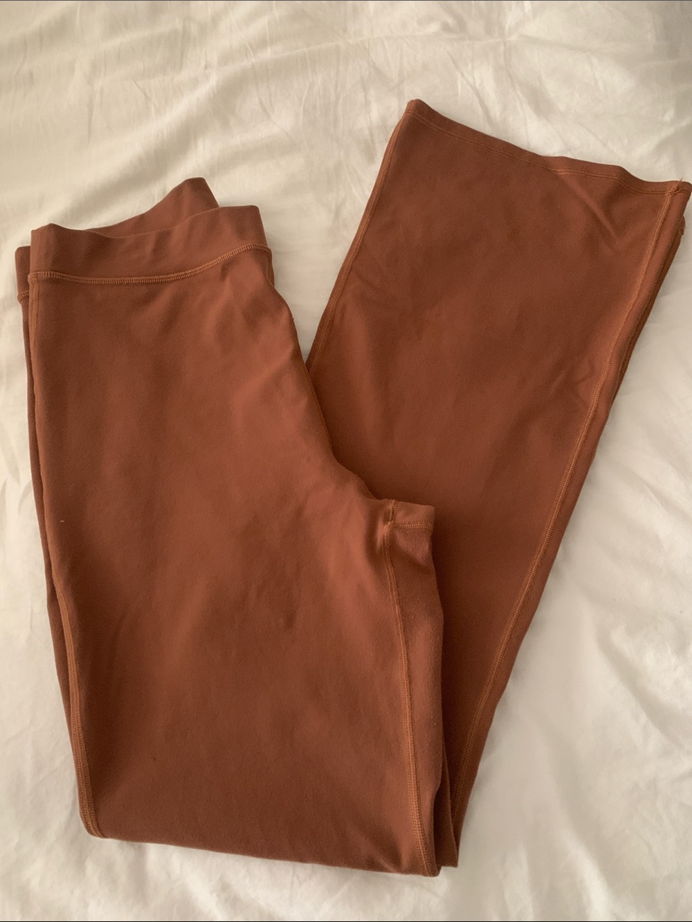 Wilfred Rust Brown Flared Leggings